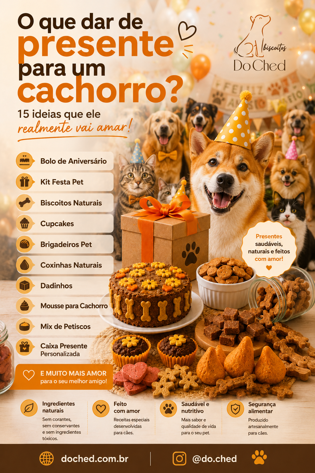 Post 2 O que Dar de Presente para um Cachorro 15 Ideias Incríveis DO CHED RJ